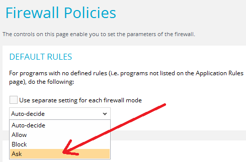 Default Rules: Ask