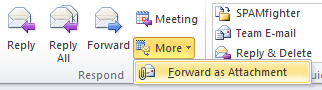 Microsoft Outlook Forward as Attachment